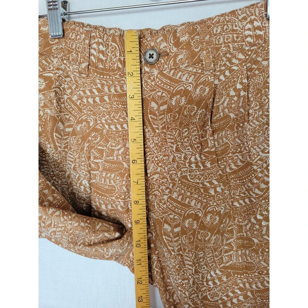 INC International Concepts Suit Set Women’s Paisley Linen Blend Size XS